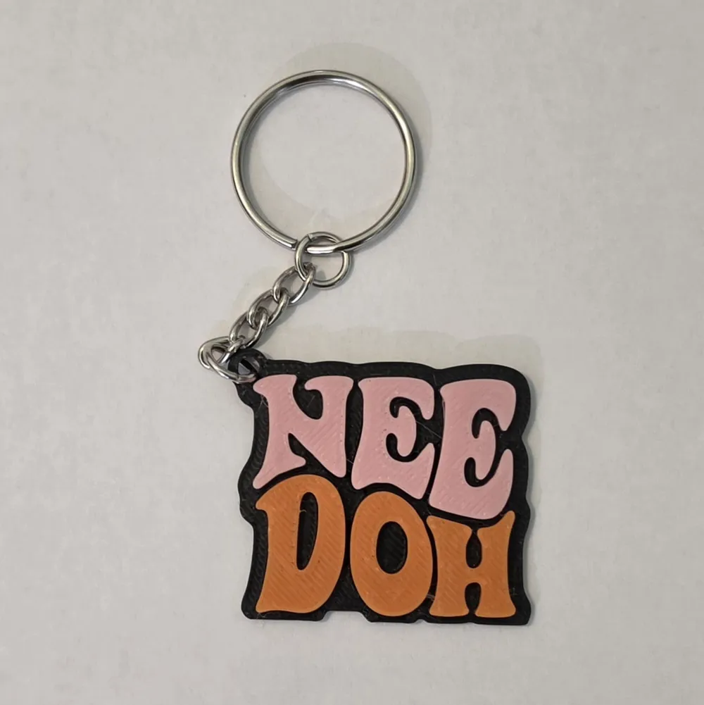 Needoh Keychain NeeDoh Keychain - Free 3D Print Model - MakerWorld