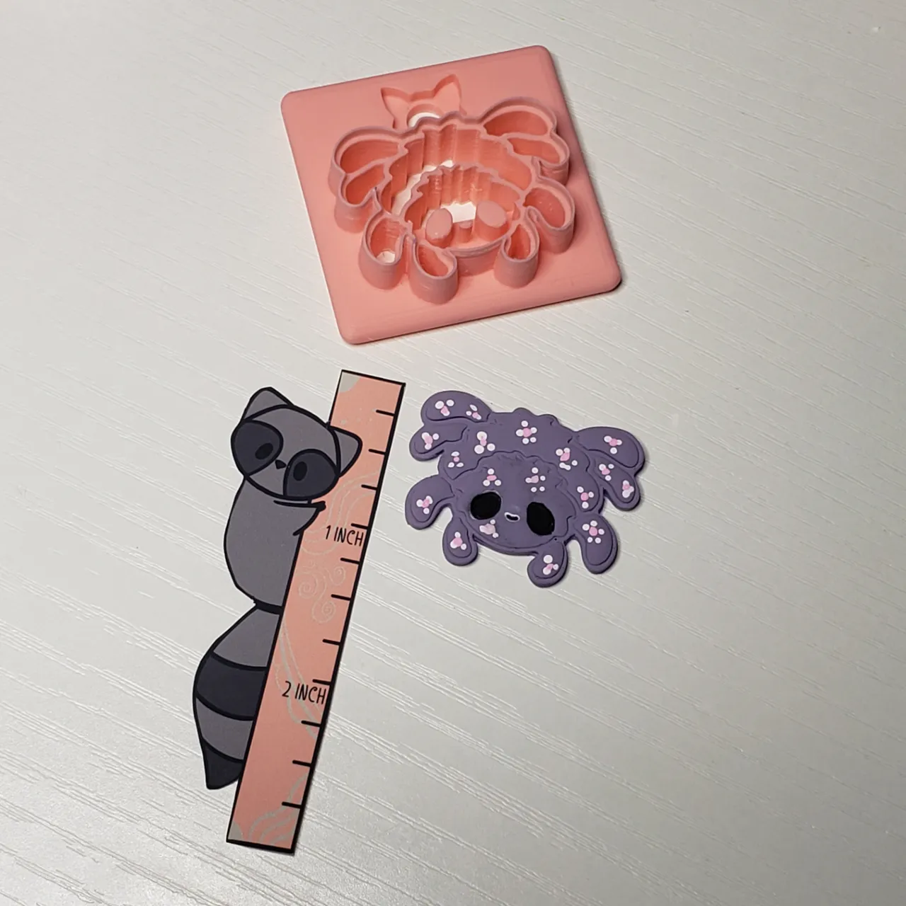 Cute Spider Halloween Polymer Clay Earring Cutter view 2