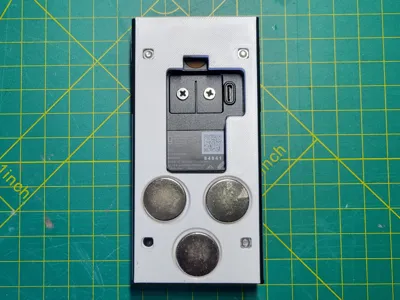 Ring Battery Doorbell Magnetic Mount on Metal Door