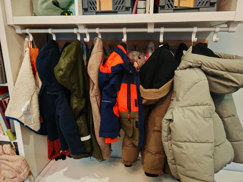 Ikea Kallax Kleiderstangen 20mm  Halterung+Haken