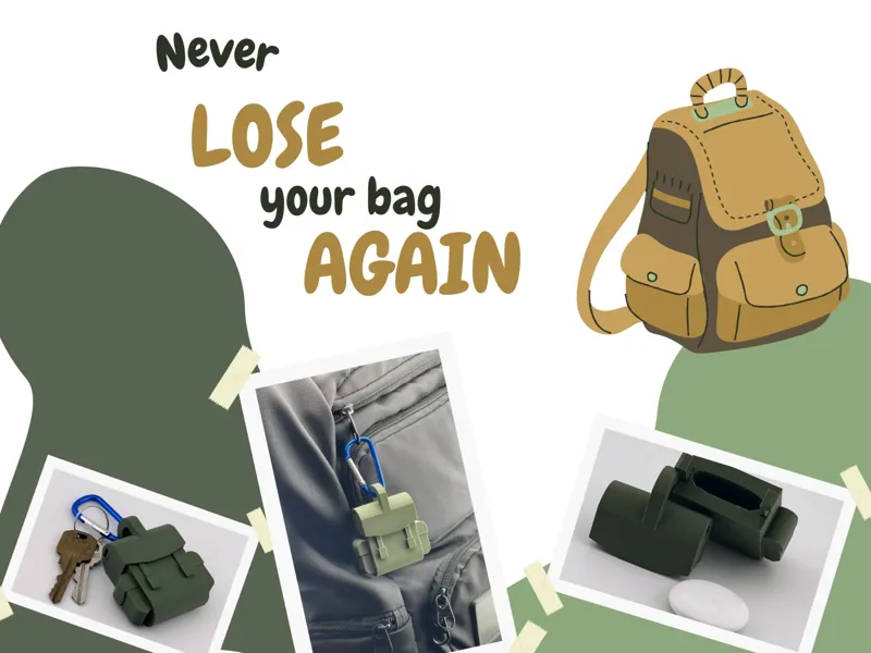 Backpack Buddy – AirTag / Smart Tag Holder