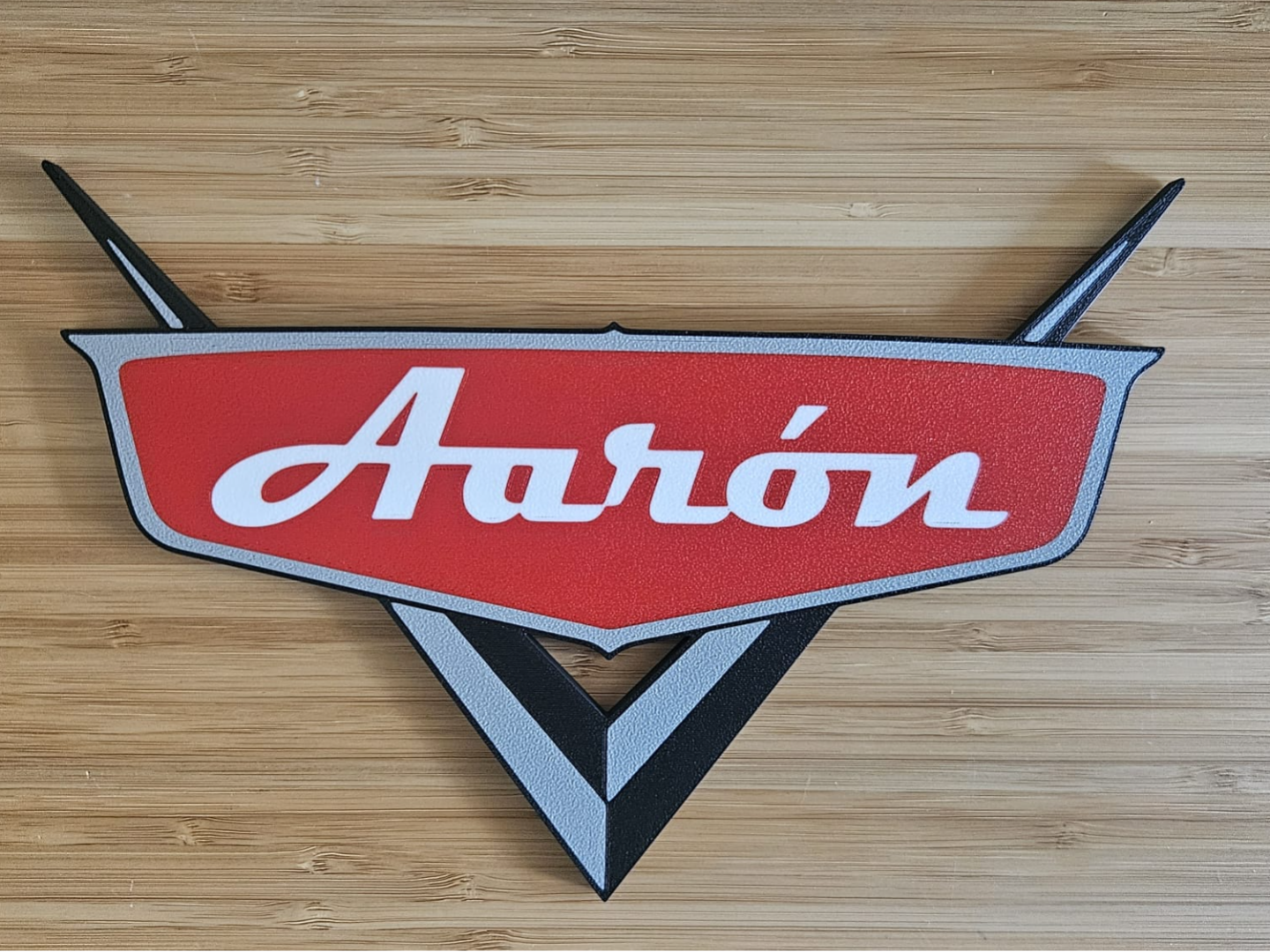 Cartel Cars personalizable con nombre