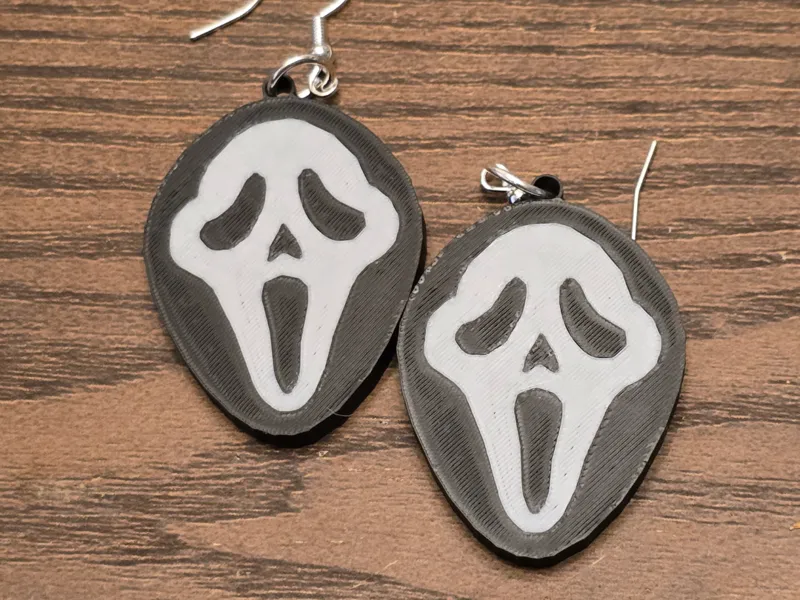 Scream Ghostface Earrings