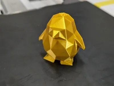 Low poly penguin