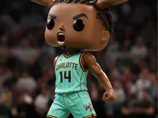 Basketball Figurine - Moussa Diabate, CHA Hornets