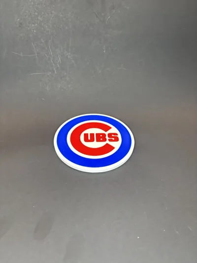 Chicago Cubs Coaster - Free 3D Print Model - MakerWorld