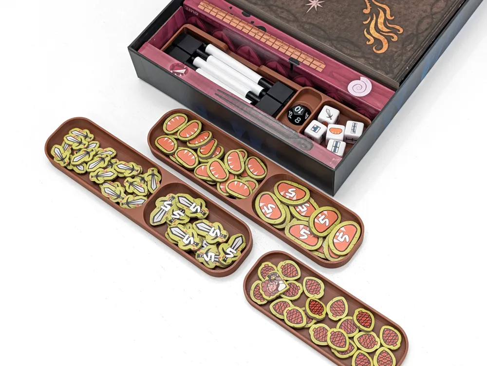 The Hobbit: There & Back Again - Organizer Insert - Free 3D Print Model ...