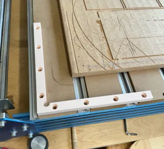 Corner angle clamp for CNC