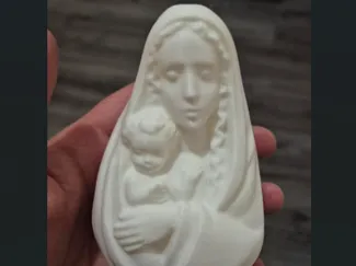 Mother Mary and baby Jesus