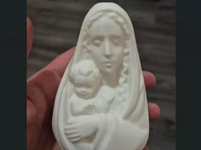 Mother Mary and baby Jesus