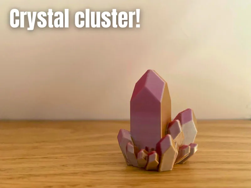 Pretty Crystal Cluster