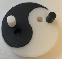 Puzzle Yin et Yang bicolore — photo 1