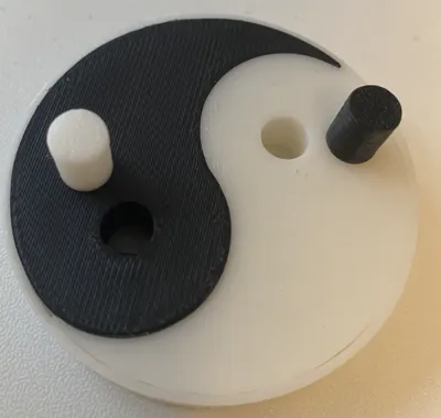 Yin and yang puzzle