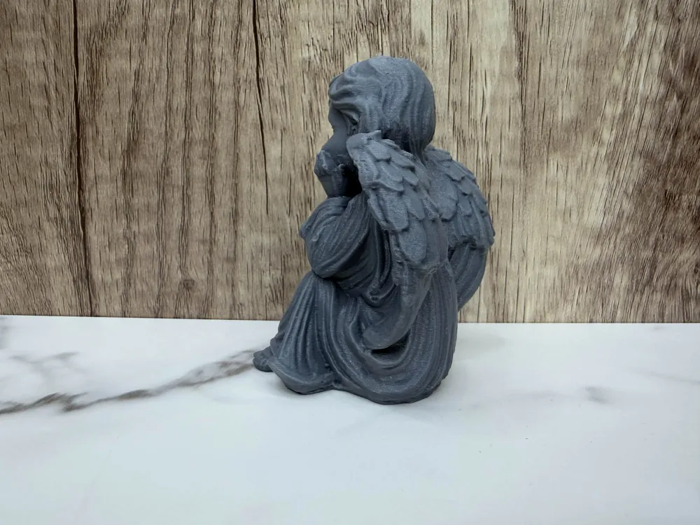 sitting angel 4 - Free 3D Print Model - MakerWorld