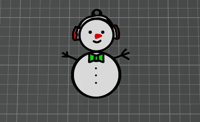 Snowman Christmas Ornament