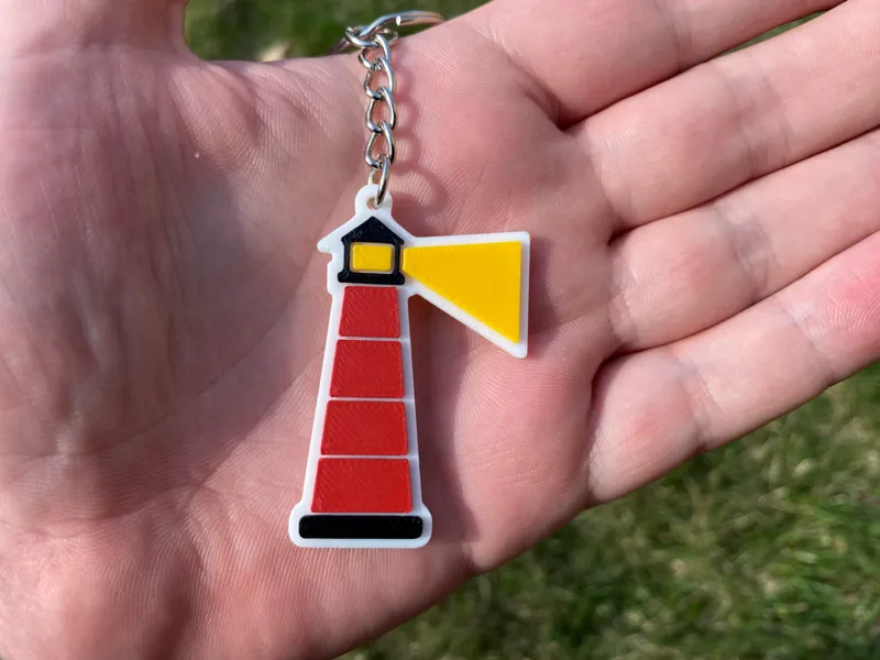 Lighthouse Keychain