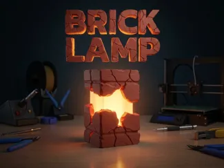 Brick Lamp [Led Kit 001]