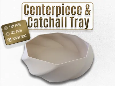 Modern Spiral Centerpiece & Catchall Tray