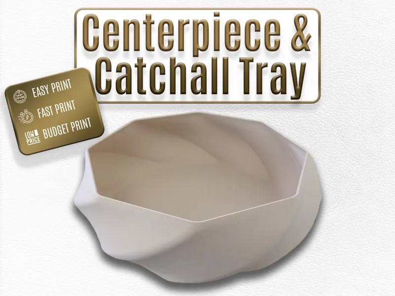 Modern Spiral Centerpiece & Catchall Tray
