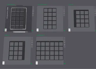 Husky 26x12 Toolchest gridfinity drawer layout