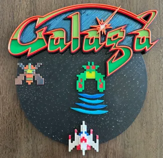 Galaga wall art