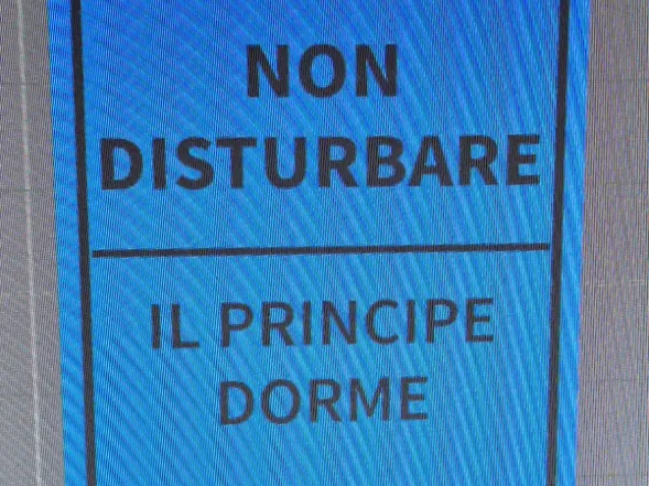targa non disturbare