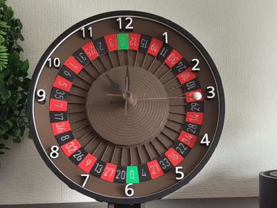 Roulette clock