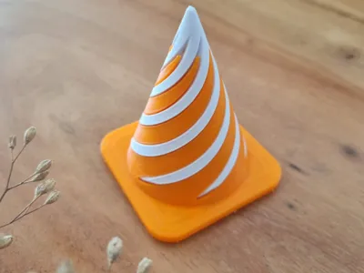 Spiral Fidget Traffic Cone