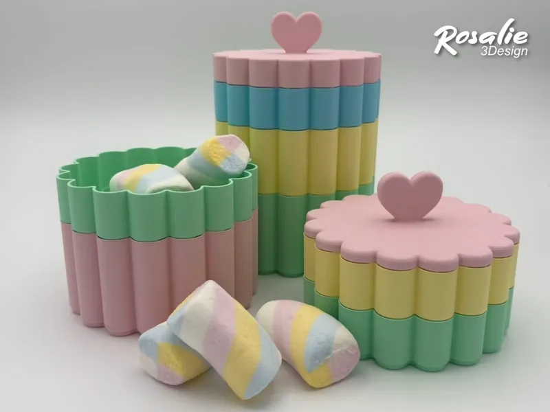 Stackable boxes 'Liefde'