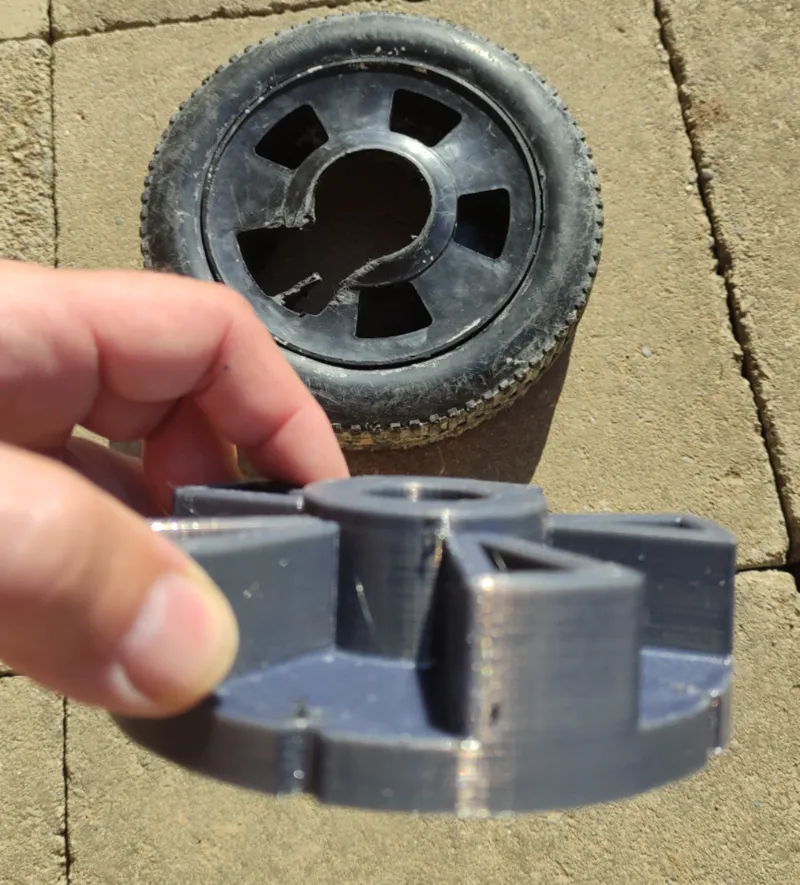 mixer wheel reinforcement