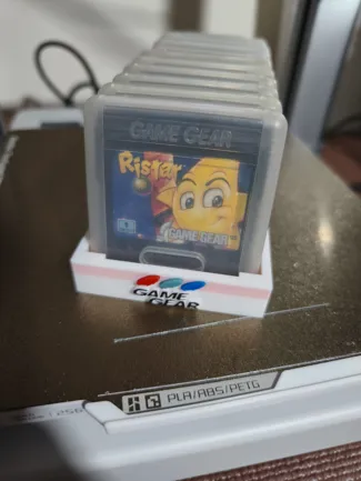 Game Cartridge Holder for Sega Game Gear 17 Games