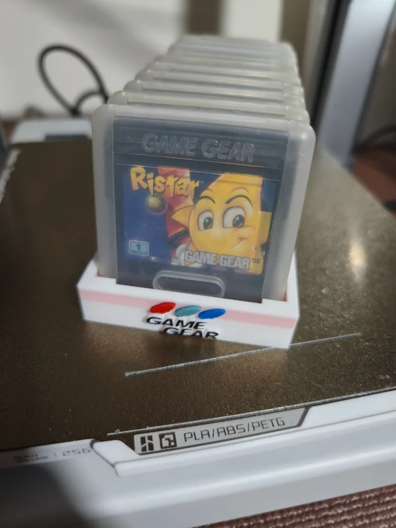 Game Cartridge Holder for Sega Game Gear 17 Games