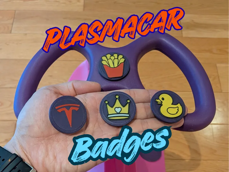 Plasma Car Badges