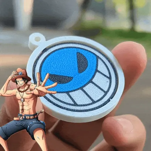 Ace faces Keychain 