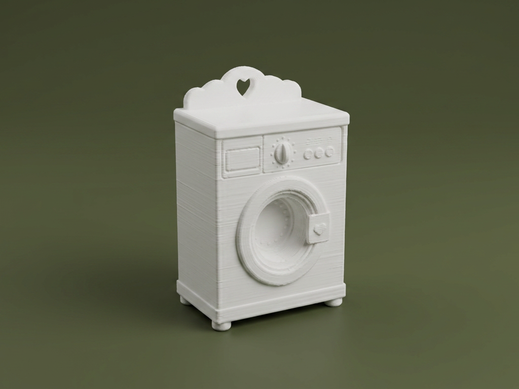 Dollhouse Washing Machine 3D Model