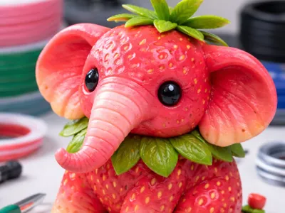 strawberry elephant