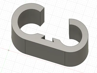 7mm - 6mm Cable Clip - Clip Cables together