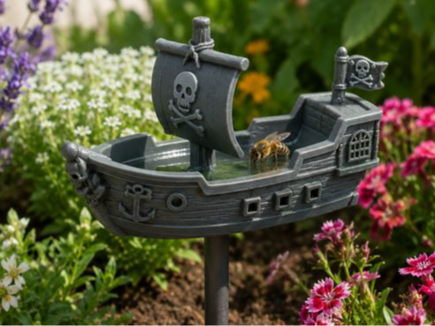 Insektentränke Piratenschiff