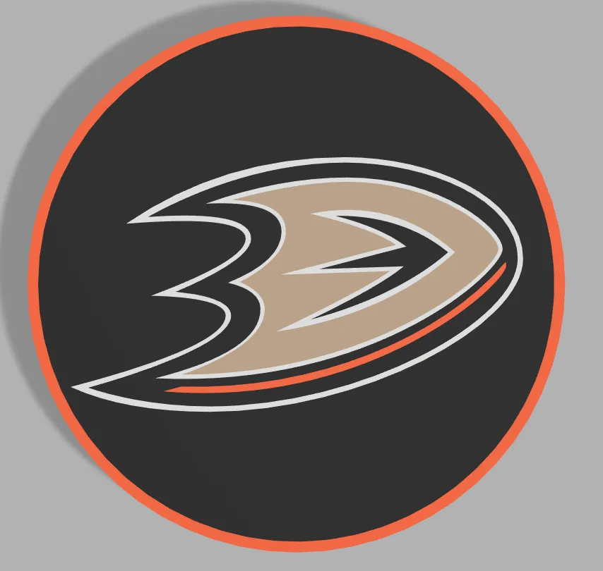 Anaheim Ducks Coaster Set by NewfoundPrints - MakerWorld