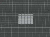 25 Studs 0.2mm layer, 2 walls, 15% infill