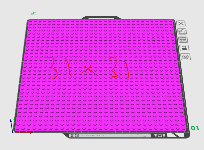 Miniatura 7 do modelo 3D Custom Brick Mosaic Maker - Baseplate + Bricks 
