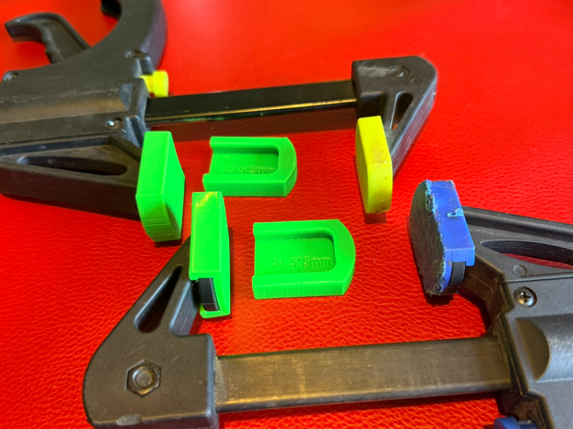 Clamp pads 23.5mm & 24.5mm x5mm