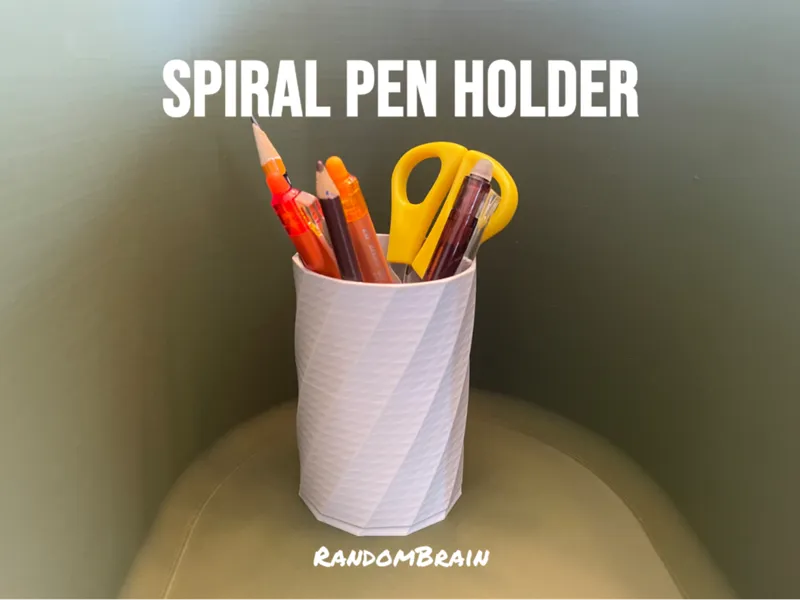 Spiral Pen Holder