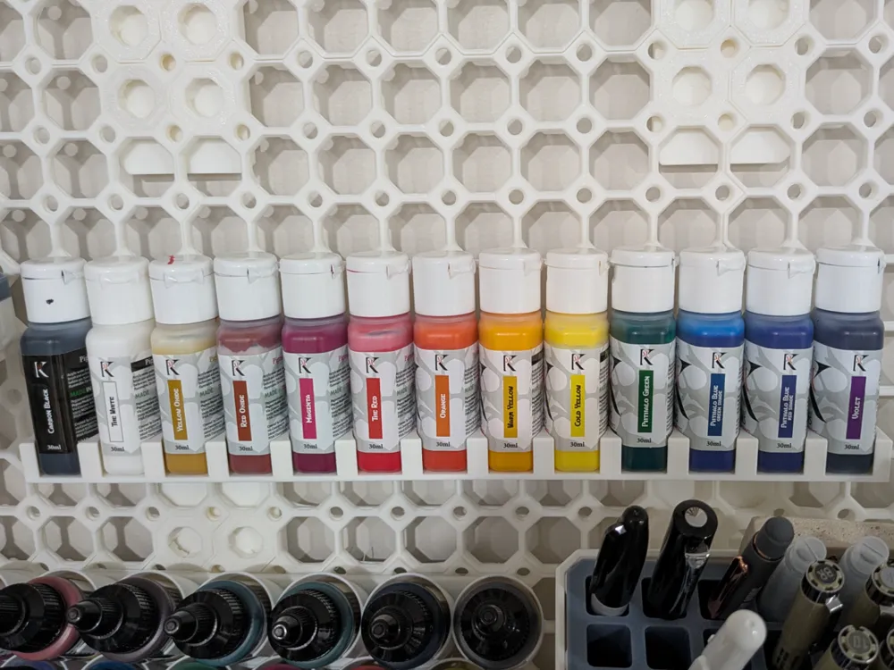 Kimera Color Rack Multiboard Kimera Kolors Paint Rack - Base Set - Free 3D Print Model ...