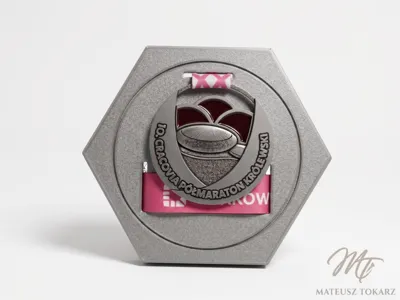 Hexagon Medal Display Frame | Ribbon Guide