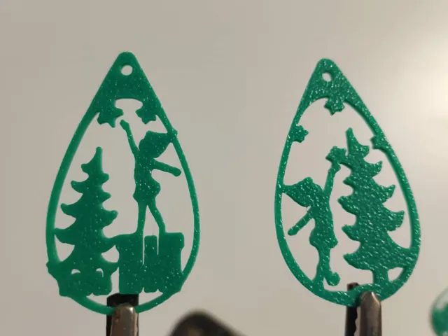 Christmas earrings