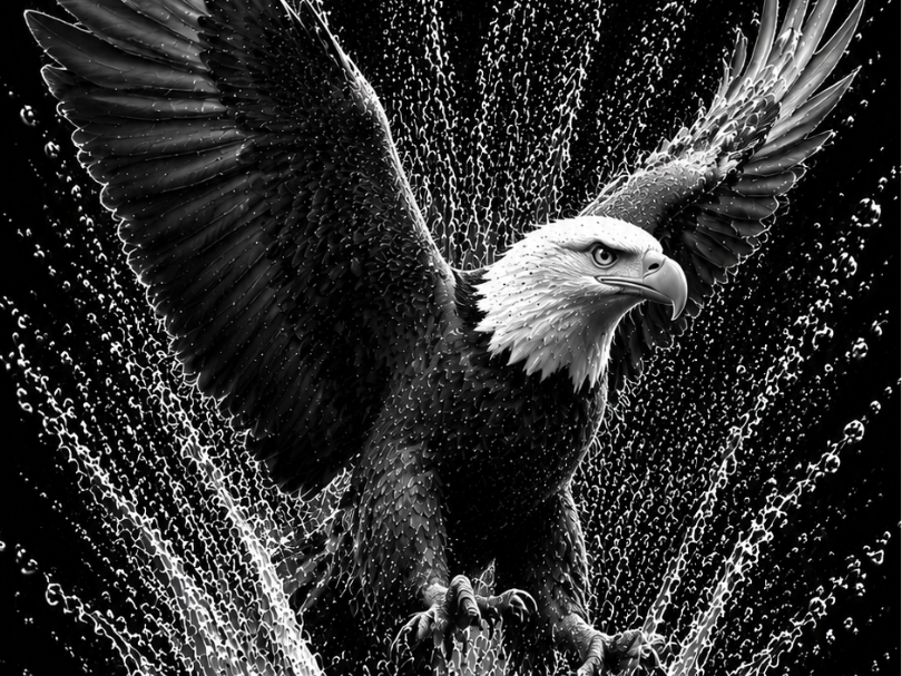 Bookmark Eagle/collectible cards EASY PRINT