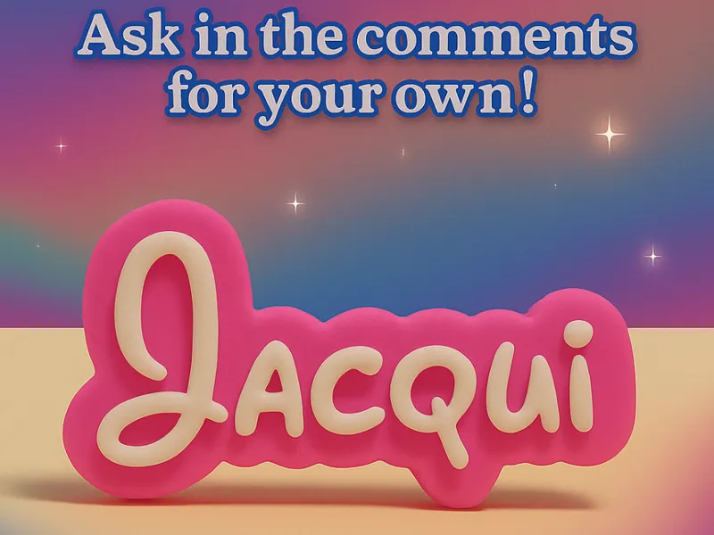 Jacqui - Disney Name