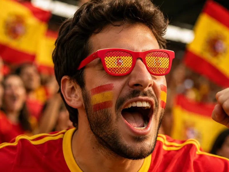Spain Party Fan Glasses – 3D Flag Sunglasses