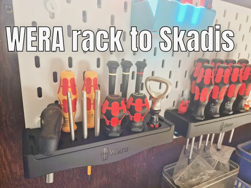 Wera Rack Adapter for Skadis  T-Clip | Advent 2025
